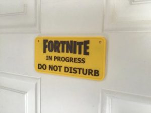 نشانگر درب طرح بازی فورتنایت